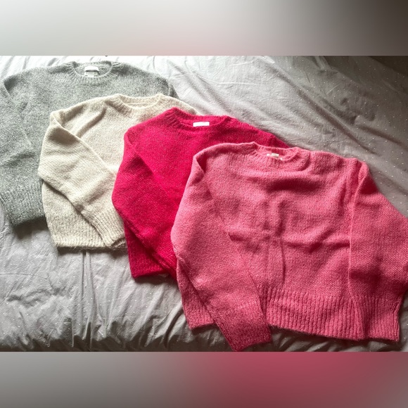 4 sweaters in mohair and alpaga H&M - Picture 1 of 5